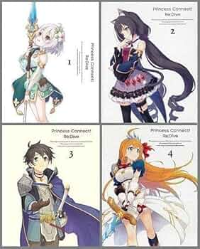 プリンセスコネクト レイ グッズ セット売り Amazon.co.jp: 【Blu-ray】プリンセスコネクト!Re：Dive 全4巻セット : DVD